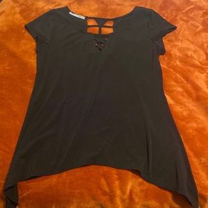 Maurices Black Open Back Top